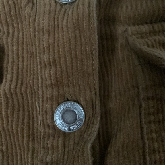 Brown Corduroy, high-waisted skirt - Picture 3 of 3